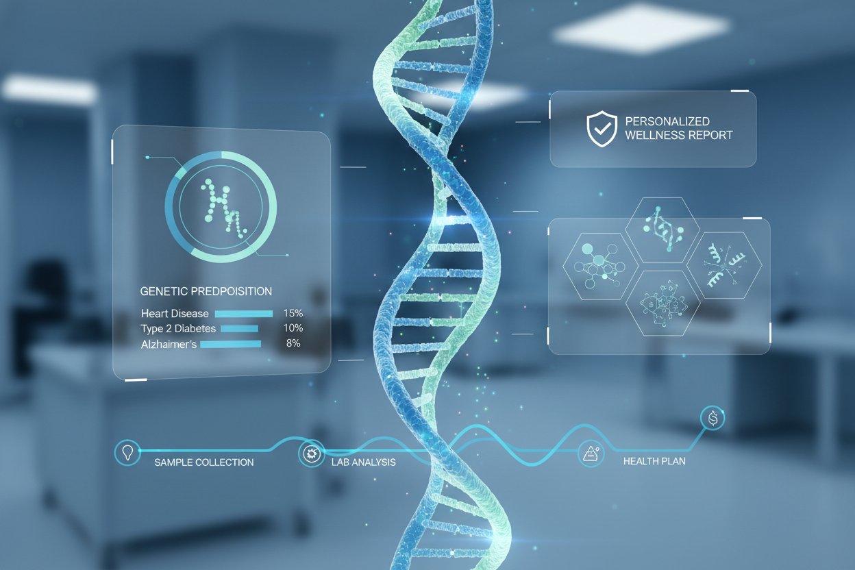 generate an image related to health screening from DNA test